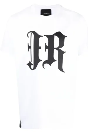 John Richmond Top, Herre, Hvid, L, Bomuld, Vaprus T-Shirt