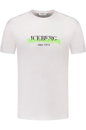 Iceberg Top, Herre, Hvid, 2XL, Bomuld, Cotton Stretch T-shirt