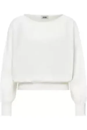 Drykorn Sweathshirts & Hoodies, Dame, Hvid, S, Uld, Elegant alsidig top med tidløst design