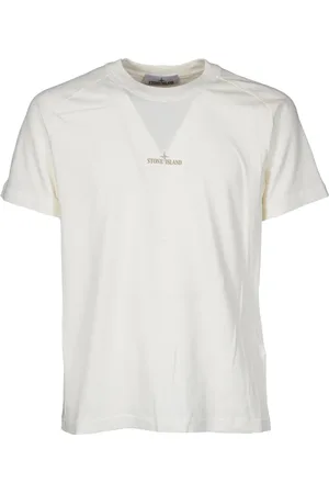 Stone Island Top, Herre, , M, Bomuld, Bomulds T-shirt med korte ærmer i jersey