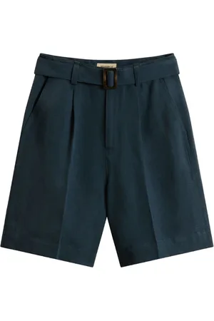 Woolrich Shorts, Dame, Blå, W30, Linned, Blå Linnedshorts