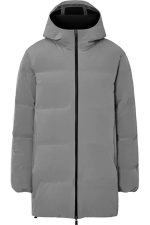 HERNO Frakke, Herre, Grå, 2XL, Uld, Impact Grå Hætteparka