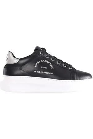 Karl Lagerfeld Sko, Herre, Sort, 40 EU, Læder, Kapri Sneakers