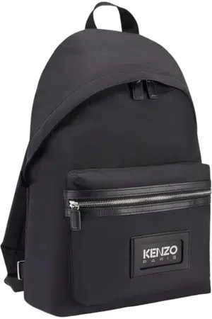 Kenzo Taske, Herre, Sort, ONE SIZE, Læder, graphy Rygsæk