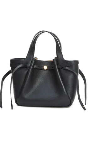 Tory Burch Taske, Dame, Sort, ONE SIZE, Læder, Sort læder satchel taske