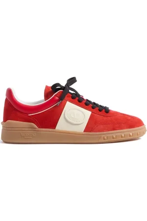 VALENTINO GARAVANI Sko, Herre, Rød, 41 EU, Læder, Upvillage Sneakers