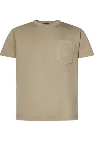 Tom Ford Top, Herre, , 4XL, Bomuld, Ribstrikket Crewneck T-shirt