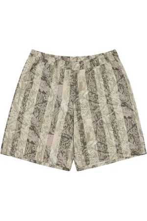 DIME Shorts, Herre, Grøn, XL, Uld, Klassiske Sage Shorts med Skjulte Lommer