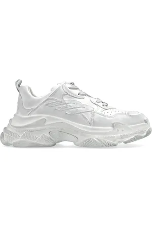 Balenciaga Sko, Herre, Hvid, 40 EU, Læder, Sneakers Triple S