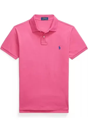 Ralph Lauren Top, Herre, Lyserød, L, Bomuld, Afslappet Bomuld T-shirt