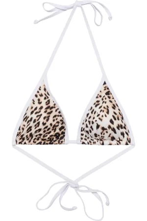 Gestuz Badetøj, Dame, Brun, XS, Leopard Print Bikini Top Tilbehør
