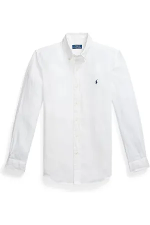 Ralph Lauren Skjorte, Herre, Hvid, L, Afslappet Skjorte