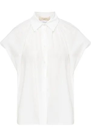 Max Mara Bluser & Skjorter, Dame, Hvid, S, Uld, Stilfuld Vallo Kjole