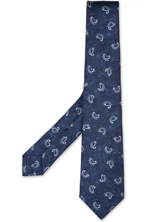 Kiton Tilbehør, Herre, Blå, ONE SIZE, Blå Silkeslips
