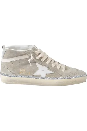 Golden Goose Sko, Dame, Grå, 37 EU, Klassiske Mid Star Sneakers