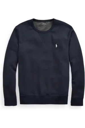 Ralph Lauren Sweathshirts & Hoodies, Herre, Blå, L, Bomuld, Blå Langærmet Klassisk Logo T-shirt