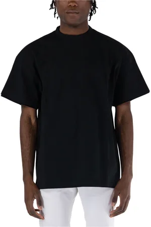 Jil Sander Top, Herre, Sort, M, Bomuld, Doublelayer T-Shirt