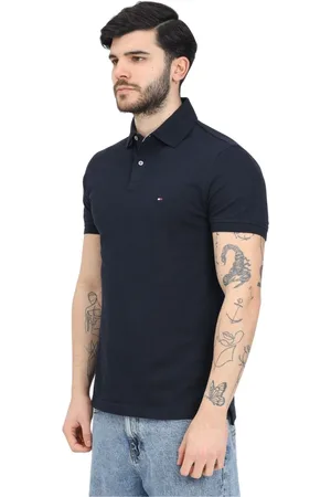 Tommy Hilfiger Top, Herre, Blå, L, Bomuld, 1985 Collection Regular Fit Polo Shirt