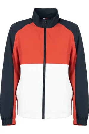 Tommy Hilfiger Sweathshirts & Hoodies, Herre, Hvid, M, Uld, Klassisk jakke med standkrave og lynlåslukning