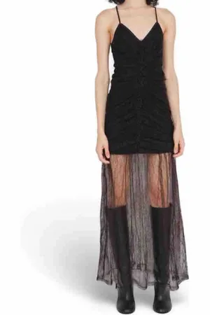 THE GARMENT Kjole, Dame, Sort, XS, Uld, Romantisk Blonde Drømmekjole