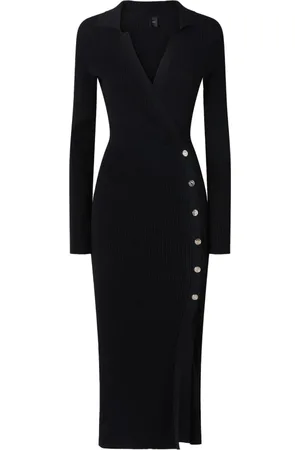 Pinko Kjole, Dame, Sort, L, Elegant Kjole