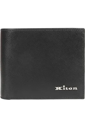 Kiton Tilbehør, Herre, Sort, ONE SIZE, Læder, Nero A015 Wallet