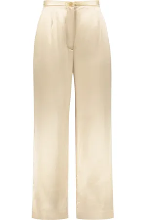 Khaite Bukser, Dame, , S, Bomuld, Wide Leg Bukser med Lommer