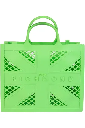 John Richmond Taske, Dame, Grøn, ONE SIZE, Uld, Cracov Tote Bag