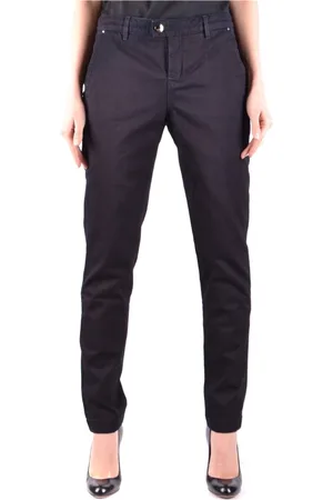 Jacob Cohen Bukser, Dame, Blå, W27, Bomuld, Wide Leg Bukser