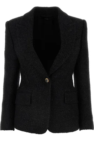 Tom Ford Jakke, Dame, Sort, 2XS, Uld, Giacca Blazer