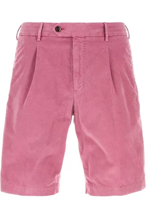 PT Torino Shorts, Herre, Lyserød, M, Fuchsia Corduroy Bermuda Shorts
