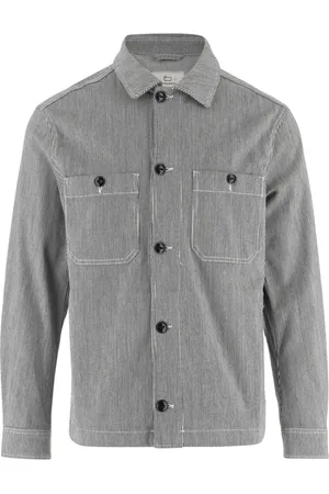 Woolrich Skjorte, Herre, Grå, L, Bomuld, Casual Skjorte