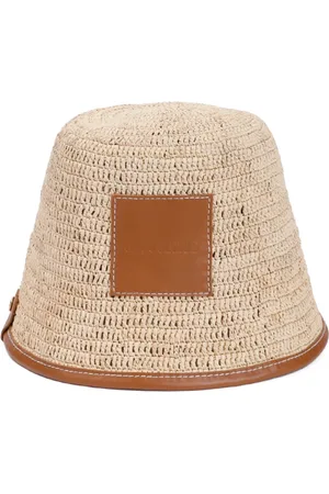 Jacquemus Tilbehør, Dame, , 56 CM, Uld, Raffia Bob Hat