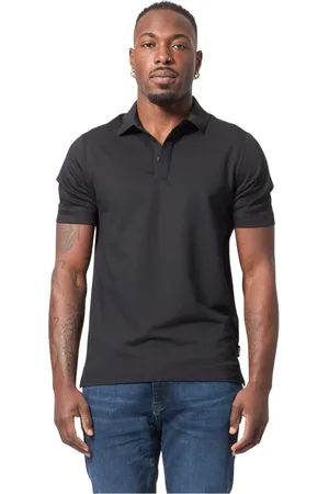 HUGO BOSS Top, Herre, Sort, L, Klassisk sort poloshirt