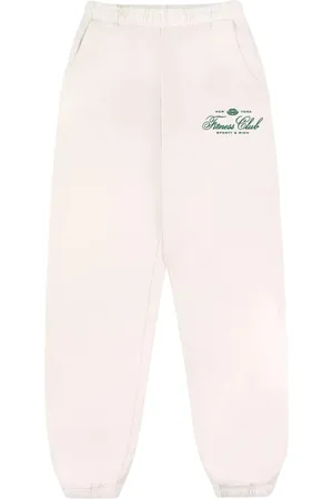 Sporty & Rich Bukser, Dame, , S, Bomuld, Sweatpants Løs Pasform Elastisk Talje
