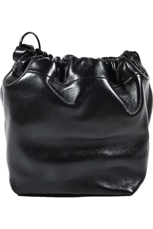 Jil Sander Taske, Dame, Sort, ONE SIZE, Uld, Sort Bucket Skuldertaske