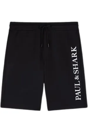 Paul & Shark Shorts, Herre, Sort, S, Bomuld, Regular Fit Shorts
