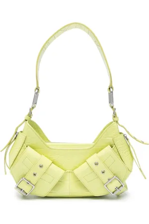 BIASIA Taske, Dame, Gul, ONE SIZE, Uld, Kiwi/Nickel Crossbody Taske