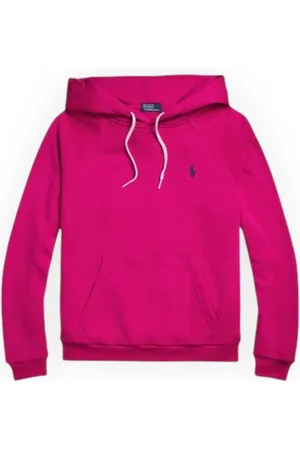 Ralph Lauren Sweathshirts & Hoodies, Dame, Lyserød, XS, Uld, Hooded Fleece Sweatshirt