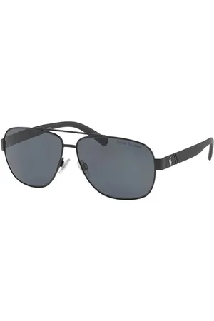 Ralph Lauren Tilbehør, Herre, Grå, 60 MM, Solbriller