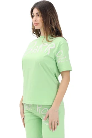 BARROW Top, Dame, Grøn, S, Grøn kortærmet T-shirt Regular Fit
