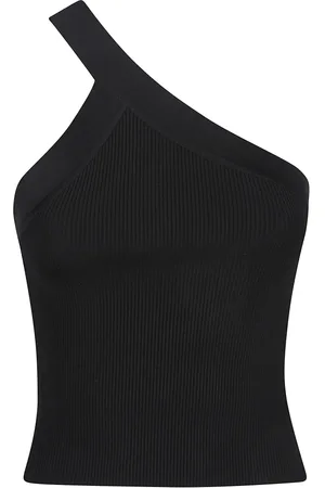 IRO Top, Dame, Sort, S, Uld, Fethy Asymmetrisk Top