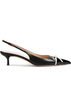 VALENTINO GARAVANI Sko, Dame, Sort, 36 1/2 EU, Uld, Vlogo Pumps
