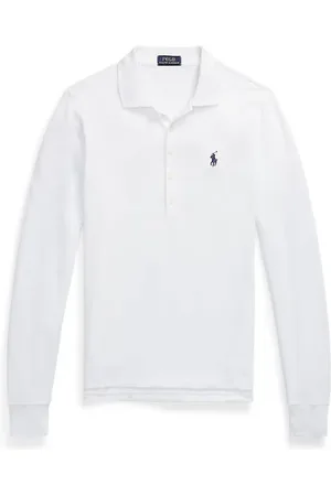 Ralph Lauren Top, Dame, Hvid, L, Uld, Stilfuld T-shirt til mænd