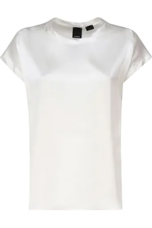 Pinko Top, Dame, Hvid, M, Luksuriøs T-shirt