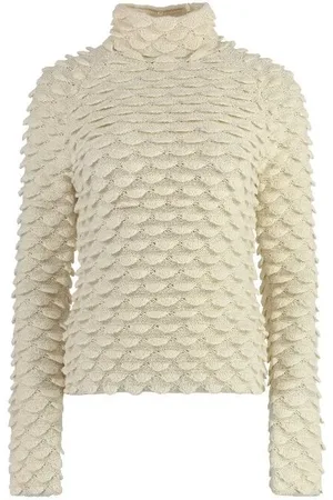 Bottega Veneta Strik, Dame, , S, Uld, Uld Sweatshirt i Moderne Stil