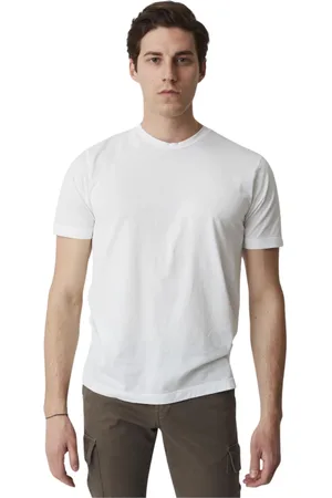 Daniele Fiesoli Top, Herre, Hvid, XL, Uld, Paricollo T-Shirt