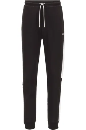 HUGO BOSS Bukser, Herre, Sort, L, Bomuld, Bas de Jogging Halvo Sweatpants