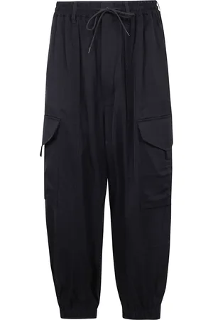 Y-3 Bukser, Herre, Sort, M, Bomuld, Straight Bukser