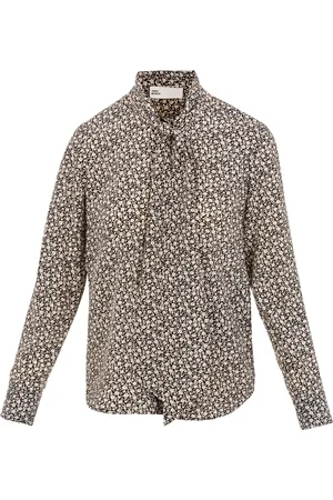 Tory Burch Bluser & Skjorter, Dame, Sort, 4XS, Stand-Up Collar Bluse
